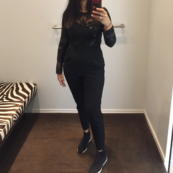 Michael Kors stunning jumpsuit in black size 8 - Picture 1 of 10